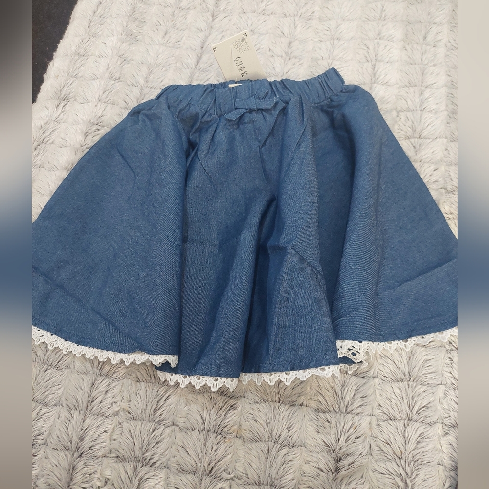 Nwt chambray‎ skater skirt 3t